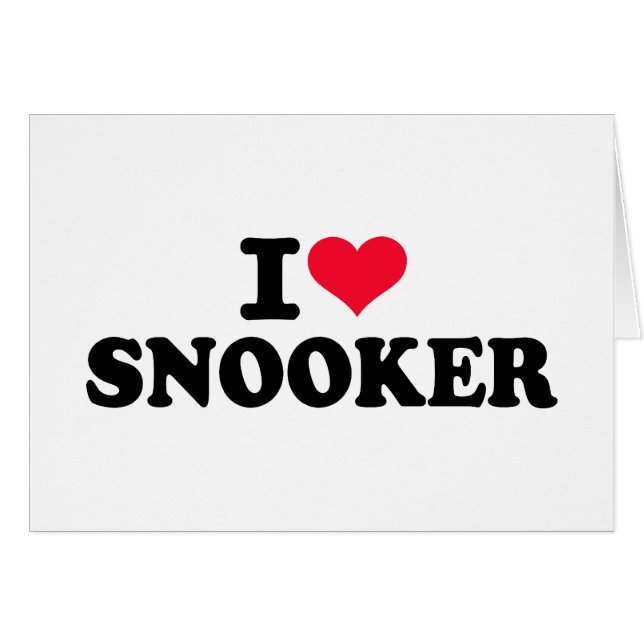 Liebe I Snooker (Vorderseite (Horizontal))