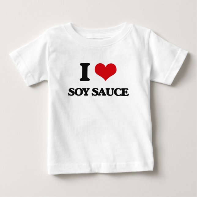 Liebe I Sojasoße Baby T-shirt (Vorderseite)