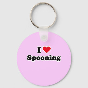 Liebe I spooning Schlüsselanhänger