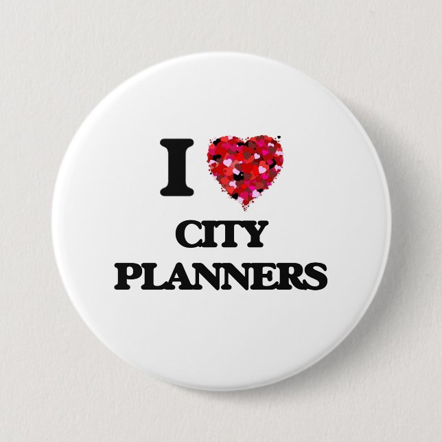 Liebe I Stadt-Planer Button (Vorderseite)