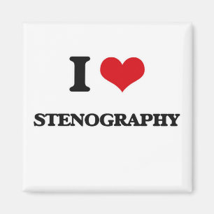 Liebe I Stenografie Magnet