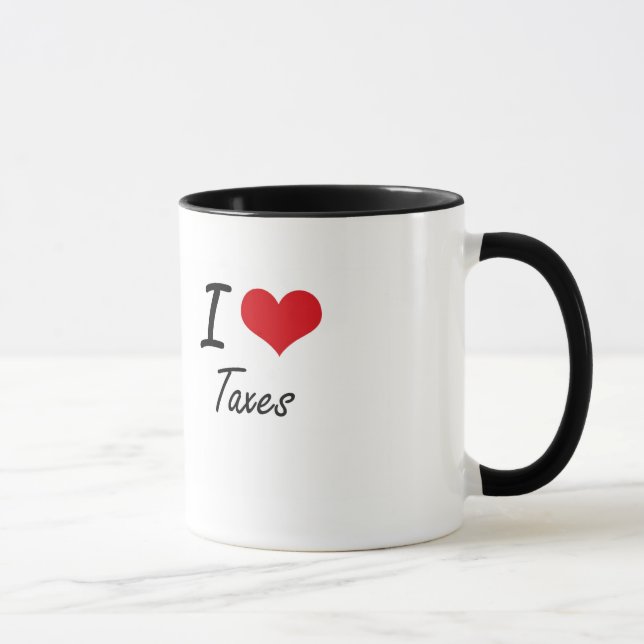 Liebe I Steuern Tasse (Rechts)