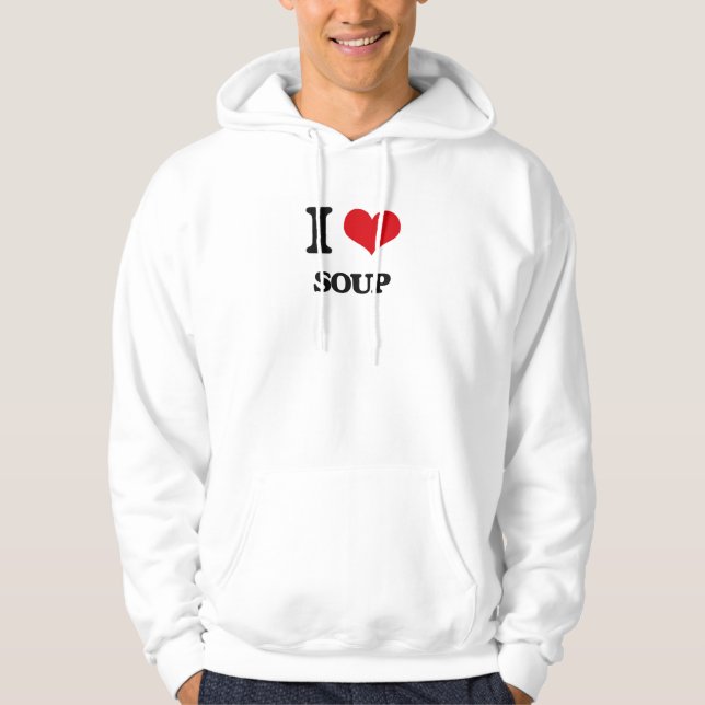 Liebe I Suppe Hoodie (Vorderseite)