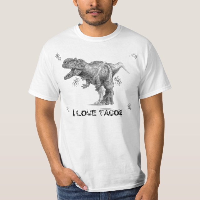 Liebe I Tacos. T-Shirt (Vorderseite)