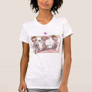 Liebe I Tennis-T-Shirt für Frauen - niedliches T-Shirt