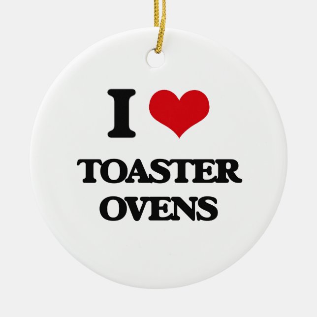Liebe I Toaster-Öfen Keramik Ornament (Vorne)