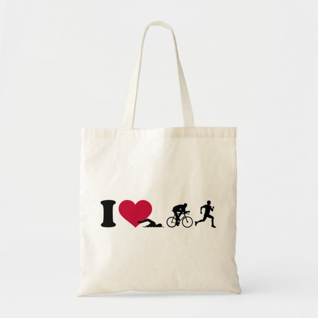 Liebe I Triathlon Tragetasche (Vorne)
