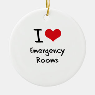 Liebe I Unfallstationen Keramik Ornament