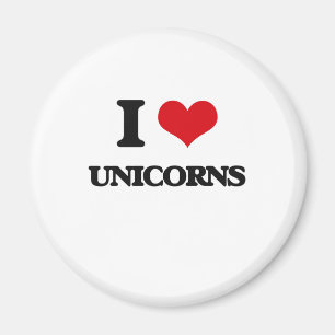 Liebe I Unicorns Magnet