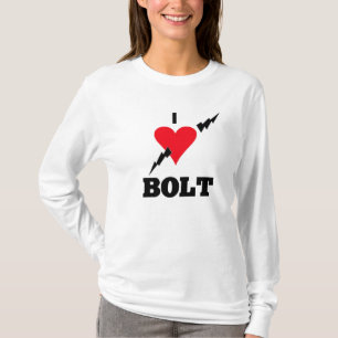 Liebe I usain Bolzen T-Shirt