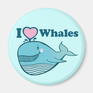 Liebe I Wal-Magnet Magnet