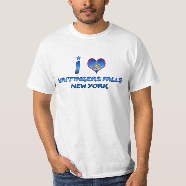 Liebe I Wappingers Fälle, New York T-Shirt (Vorderseite)
