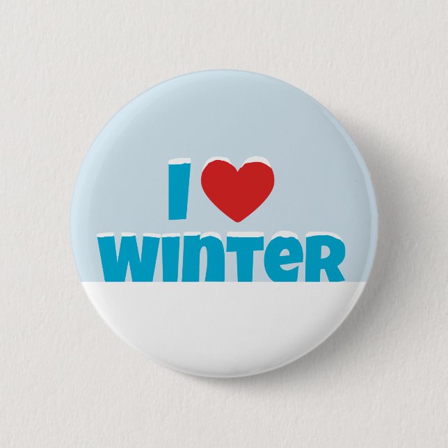 Liebe I Winter Button (Vorderseite)