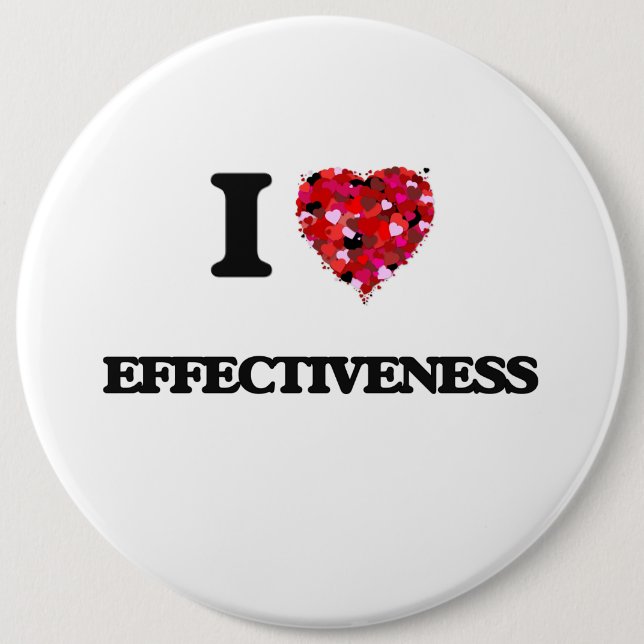 Liebe I WIRKSAMKEIT Button (Vorderseite)