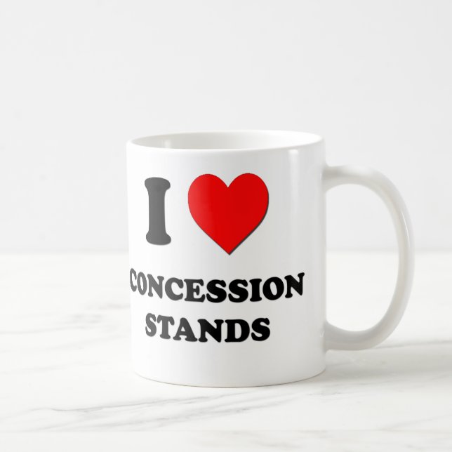 Liebe I Zugeständnis-Stände Kaffeetasse (Rechts)