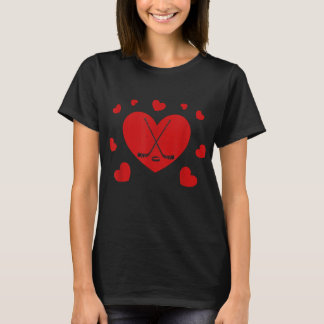 Liebe Ice Hockey Hockey Hockey Liebhaber T-Shirt