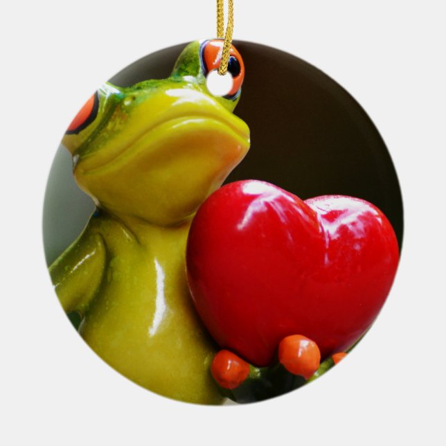 Liebe....Ich bin Lonley Keramikornament (Vorne)