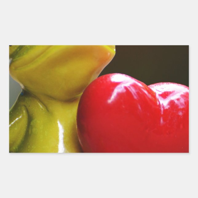 Liebe....Ich bin Lonley Rechteckiger Aufkleber (Vorderseite)