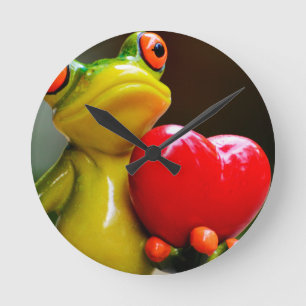 Liebe....Ich bin Lonley Runde Wanduhr