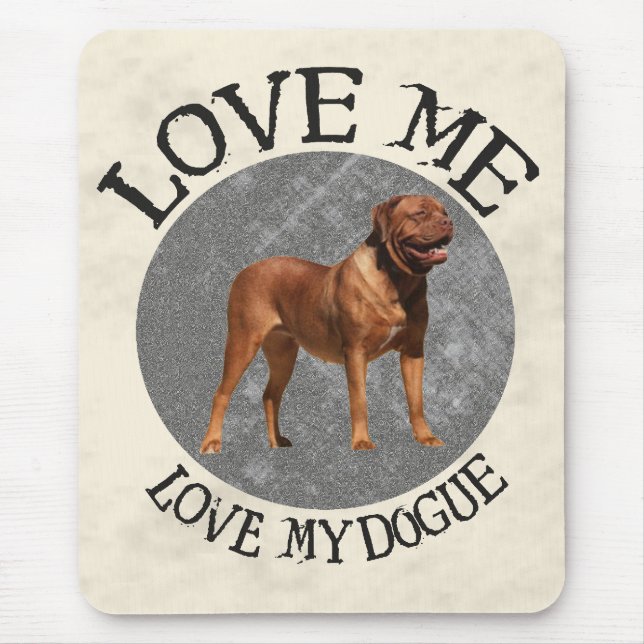 Liebe ich, Liebe mein Dogue Mousepad (Vorne)