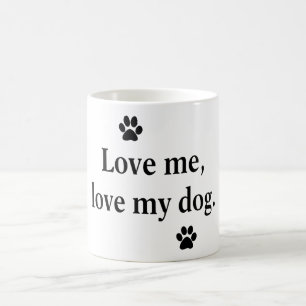 Liebe ich, Liebe mein Hund Kaffeetasse