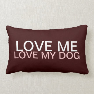 Liebe ich - Liebe mein Hund Lendenkissen