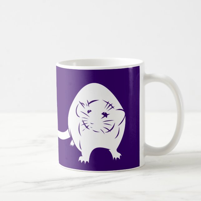Liebe ich, Liebe meine Ratten! Kaffeetasse (Rechts)