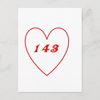 Liebe, ich Liebe Sie Postkarte