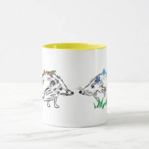 Liebe Igel Herbst zeichnend Zeichnend Tasse