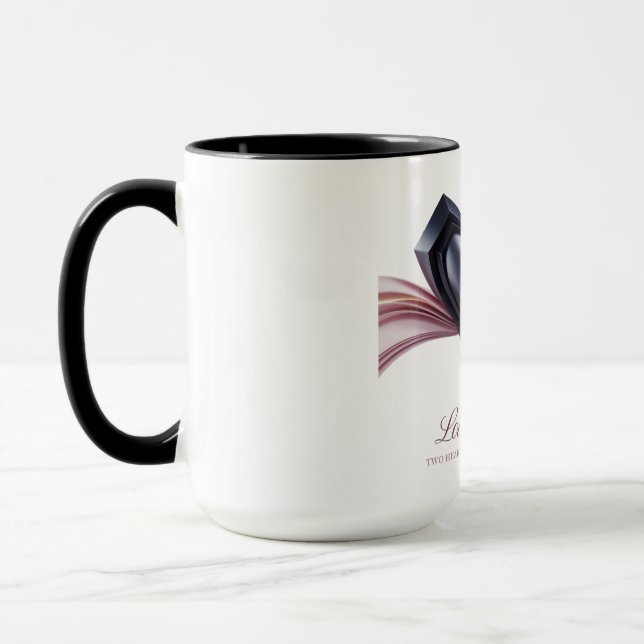 Liebe Ignites Heartbeat Tasse (Links)