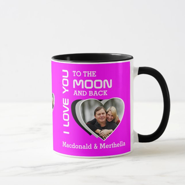 LIEBE IHNEN ZUM Foto DER MONDPELE Tasse (Rechts)