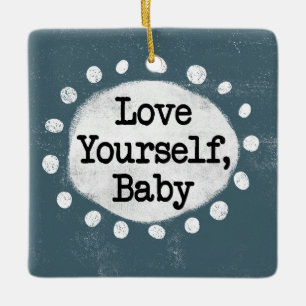 Liebe Ihr Baby - Grau Ornament