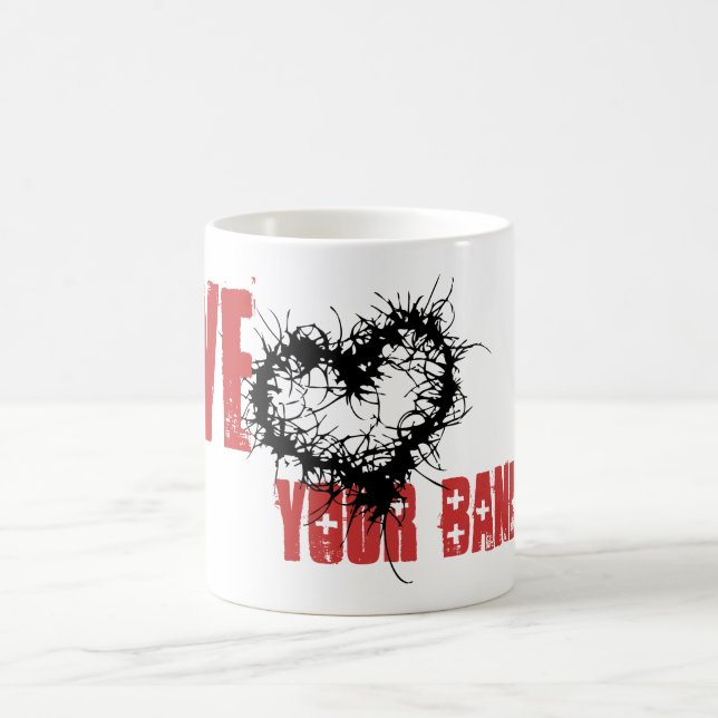 Liebe Ihr Band Kaffeetasse (Mittel)