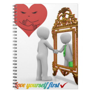 Liebe Ihr erstes Motivierend Notebook SELBST-L Notizblock