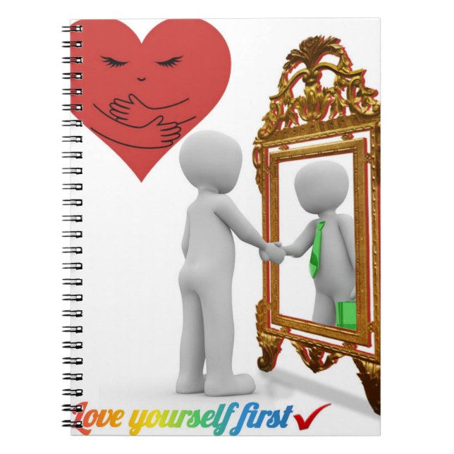 Liebe Ihr erstes Motivierend Notebook | SELBST-L Notizblock (Vorderseite)