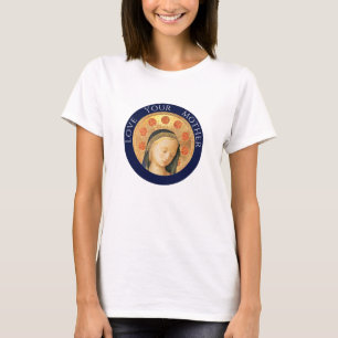 Liebe Ihr gesegnetes Mutter-Shirt der Mutter Mary T-Shirt