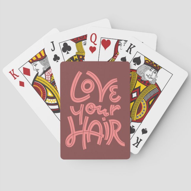 Liebe Ihr Haar Spielkarten (Rückseite)