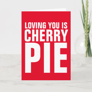 LIEBE IHR IST CHERRY PIE I LIEBE, DASS DU KARTEN. KARTE