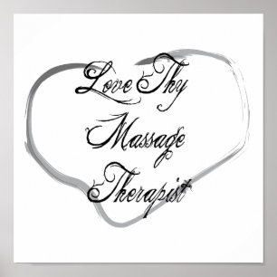 Liebe Ihr Massagetherapeut Poster