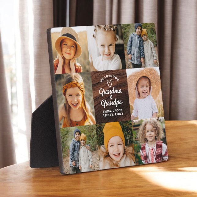 Liebe Ihr Oma Opa Wood Instagram Foto Fotoplatte (Von Creator hochgeladen)