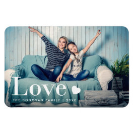 Liebe | Ihr persönliches Foto und Ihr Herz Magnet