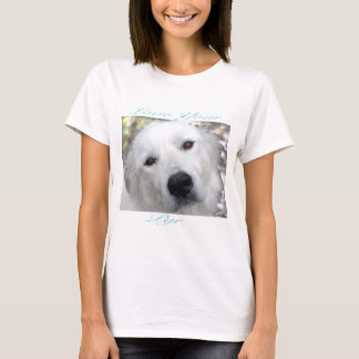 Liebe Ihr Pyr Große Pyrenäen Aquamarin T-Shirt