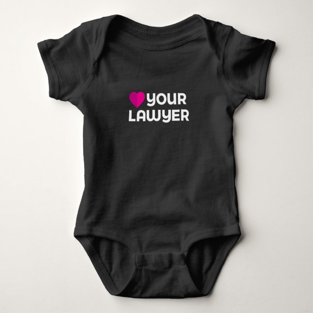 Liebe Ihr Rechtsanwalt-Baby-Bodysuit Baby Strampler (Vorderseite)