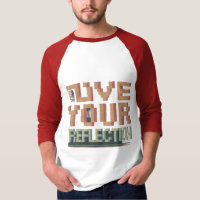 Liebe Ihr Reflektion Männer Basic 3/4 Sleeve Ragla