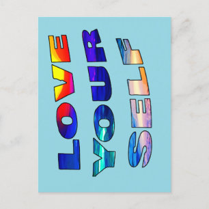 Liebe Ihr Selbst - Postkarte