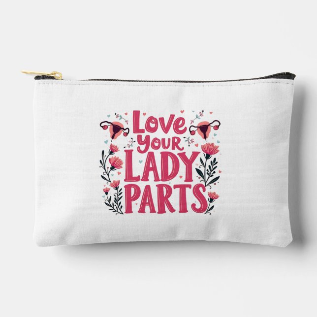 Liebe Ihre Lady Parts Womb Body Positioning Zubehörtasche (Vorderseite)