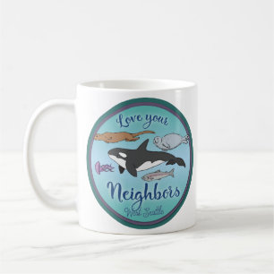 Liebe Ihre Nachbar-Westseattle-Tasse Kaffeetasse