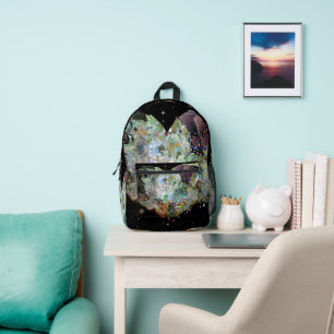 Liebe Ihre Welt Bedruckter Rucksack