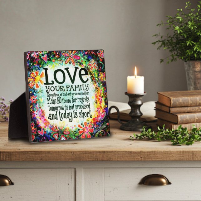 Liebe Ihrer Familie "Inspirivity" Plaque Fotoplatte (Von Creator hochgeladen)