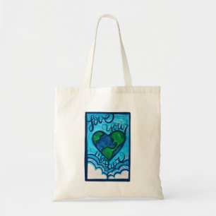 Liebe Ihrer Mutter Earth Day Heart Earthy Tragetasche
